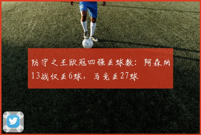 防守之王欧冠四强丢球数：阿森纳13战仅丢6球，马竞丢27球